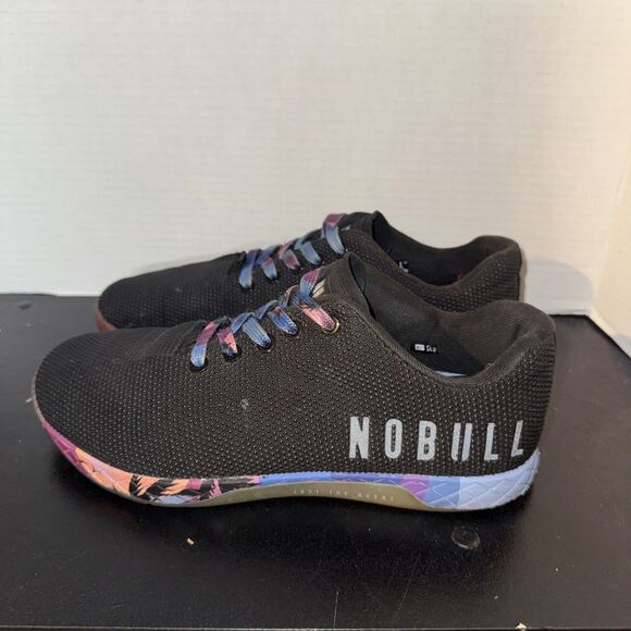 NOBULL Outwork Superfabric Midnight Palm Trainer Shoe Men Size 8 Women Size 9.5 - Picture 3 of 7
